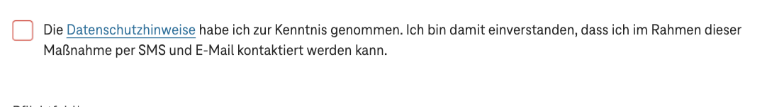 Screenshot for issue: Input (checkbox) error state indicated by color only