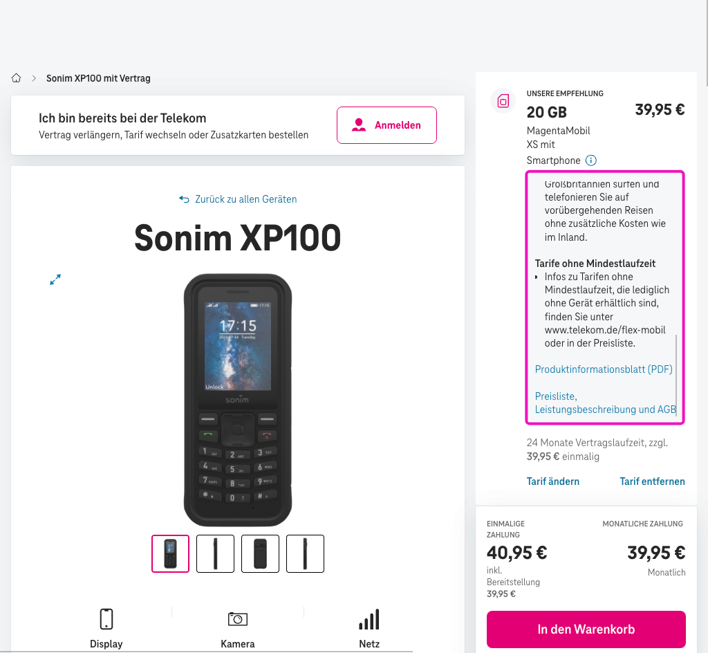 Screenshot for issue: Links are indicated by color only