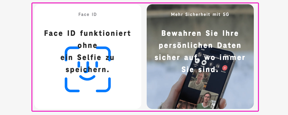 Screenshot for issue: Text content overflows containers with user changed text spacing