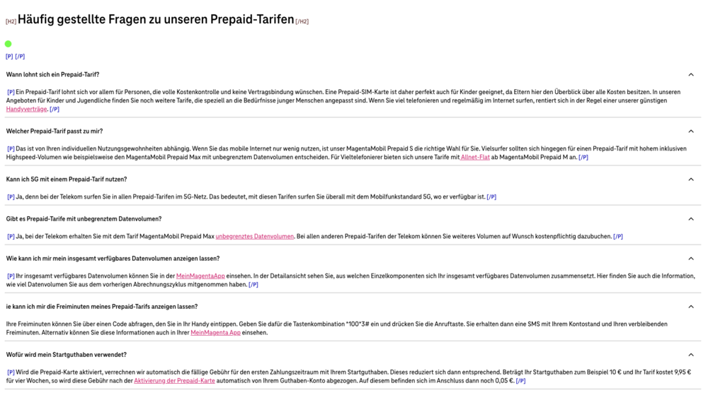 Screenshot for issue: Semantic HTML elements are used for styling or layout purposes