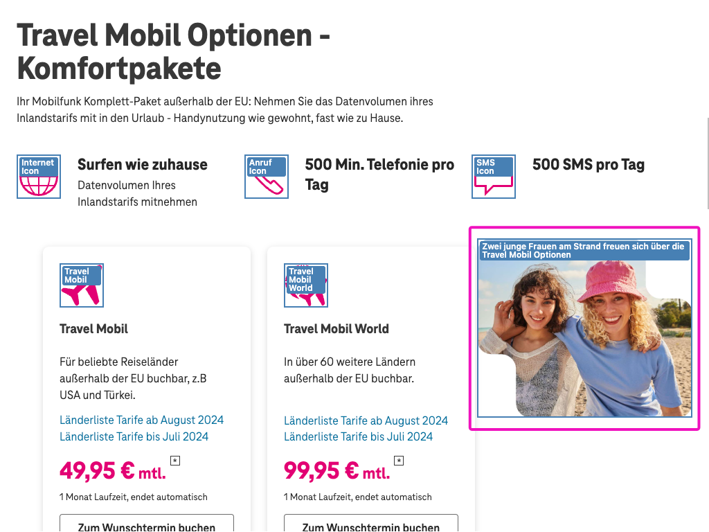 Screenshot for issue: Image text alternative does not serve equivalent purpose