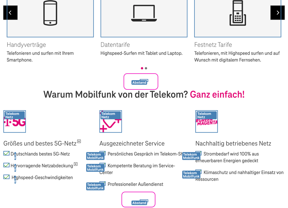 Screenshot for issue: Decorative images have alt attribute set