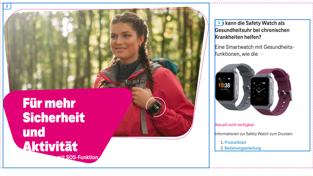 Screenshot for issue: Visually presented order not matching DOM order