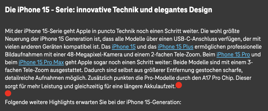 Screenshot for issue: Semantic HTML elements are used for styling or layout purposes