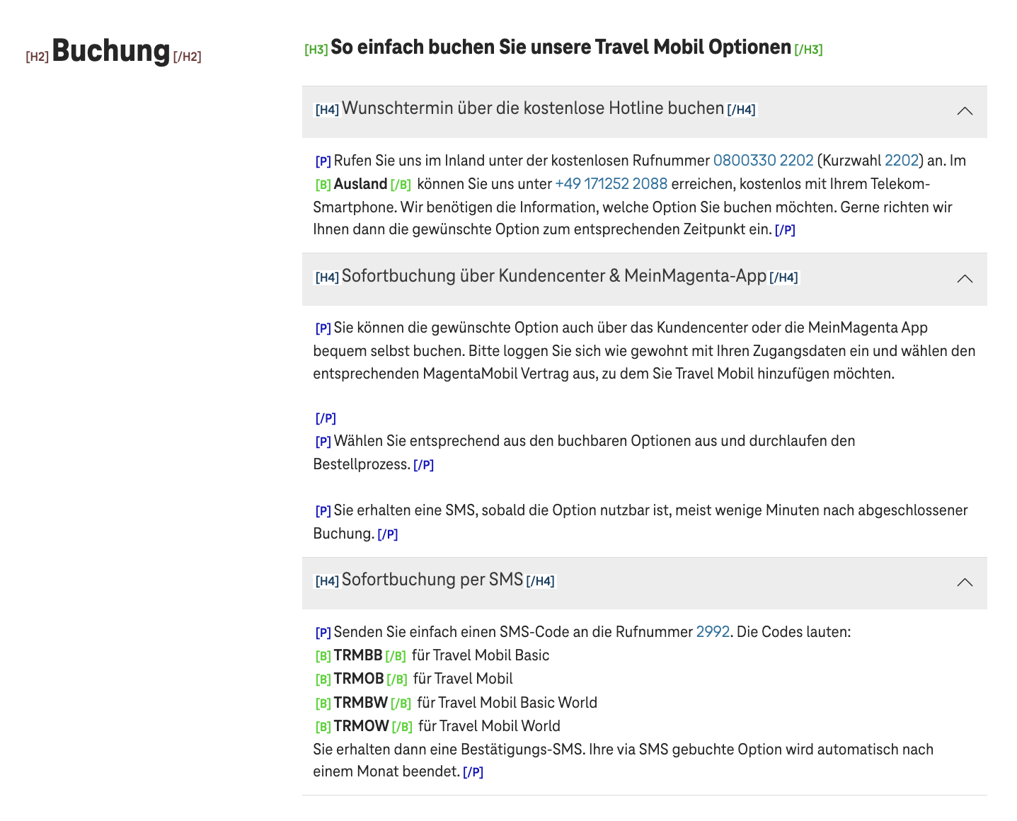 Screenshot for issue: Visual presentation of elements does not match code markup