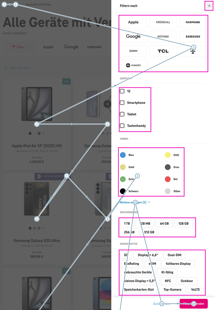 Screenshot for issue: Filter dialog window cannot be opened or operated
