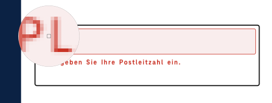 Screenshot for issue: Input label does not have enough color contrast