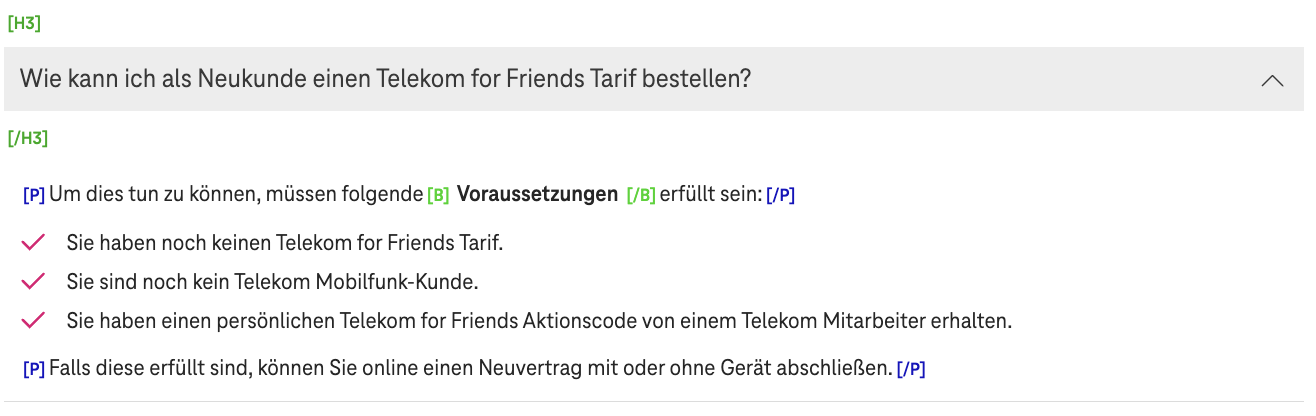 Screenshot for issue: Visual presentation of elements does not match code markup