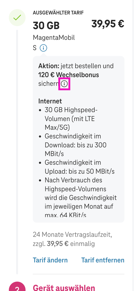 Screenshot for issue: Info Icon does not have purpose equivalent text alternative