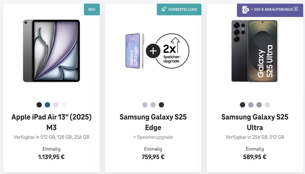 Screenshot for issue: Device list presentation does not match markup