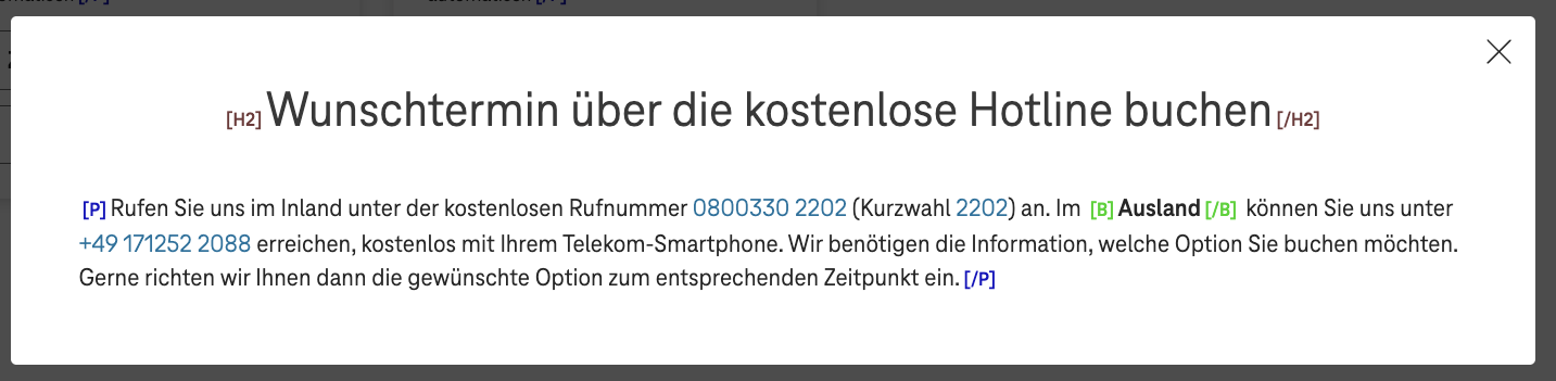 Screenshot for issue: Visual presentation of elements does not match code markup