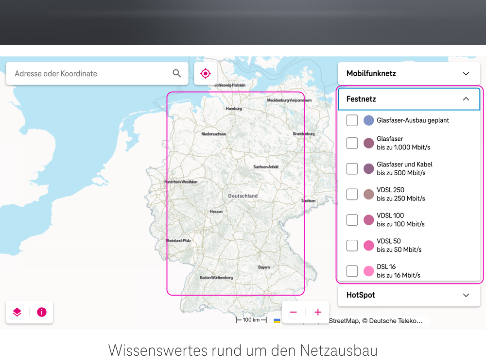 Screenshot for issue: Choosing a dropdown in the map changes map content