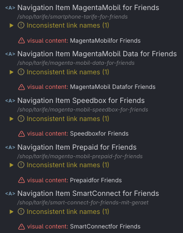 Screenshot for issue: Visible label is not matching interactive element&#x27;s accessible name