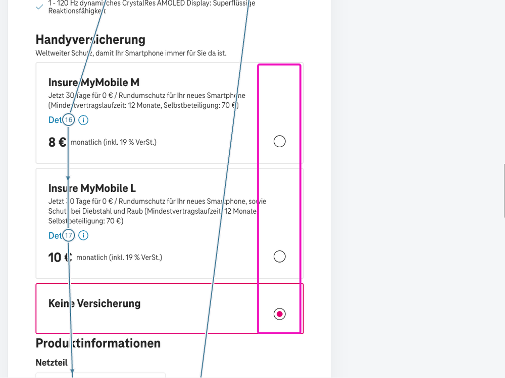 Screenshot for issue: Interactive element, operable by mouse, not accessible by assistive technology