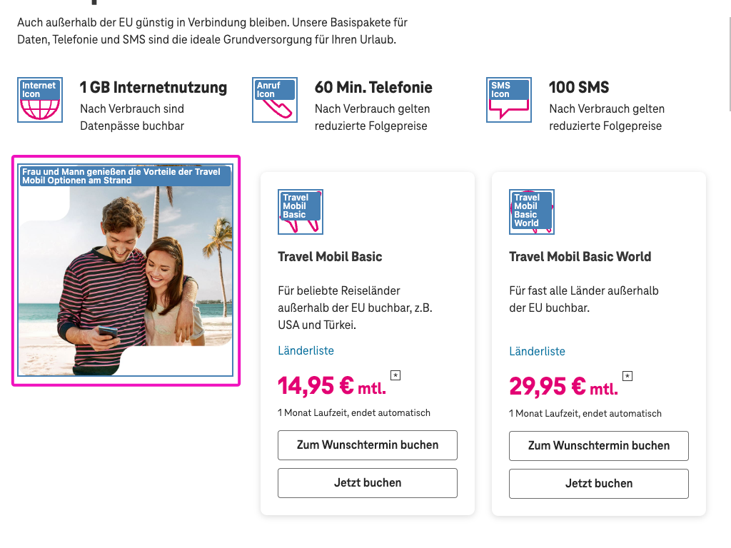 Screenshot for issue: Image text alternative does not serve equivalent purpose