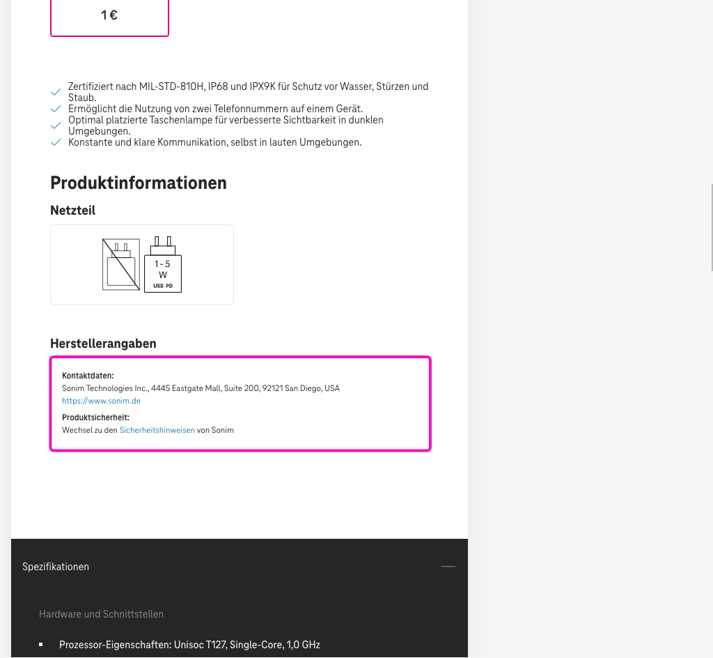Screenshot for issue: Links are indicated by color only