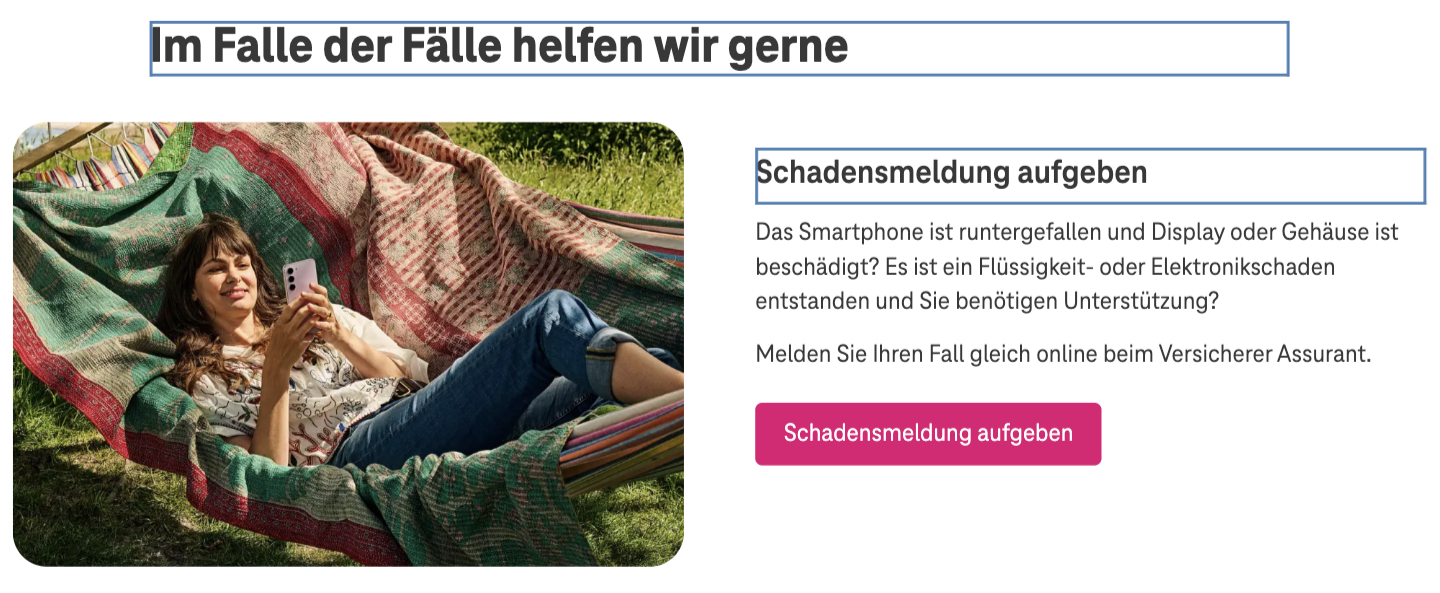 Screenshot for issue: Heading has single sub heading