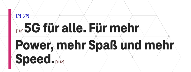 Screenshot for issue: Semantic HTML elements are used for styling or layout purposes