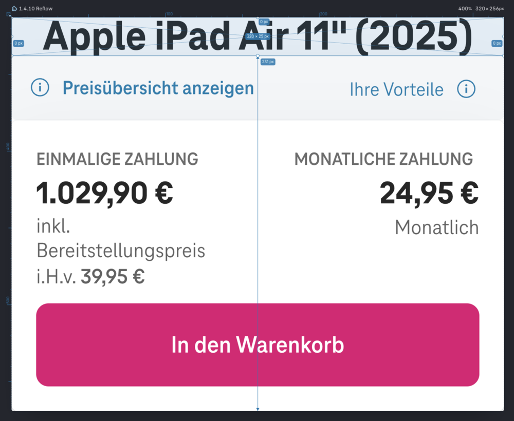 Screenshot for issue: Vertical space effectively non-existent on smaller viewports