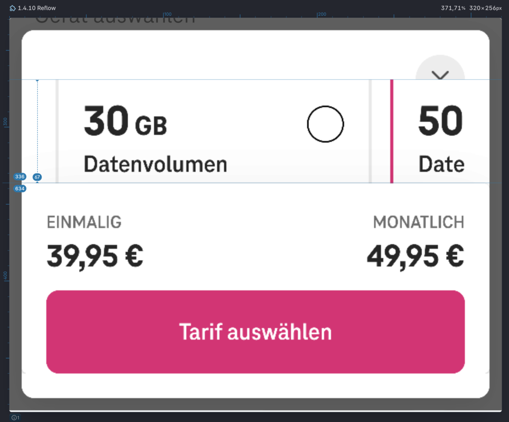 Screenshot for issue: Vertical space in dialog window on small viewport extremely limited (67px)