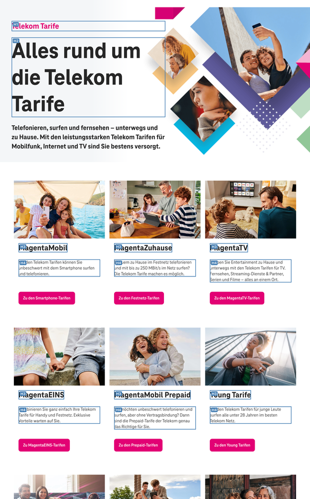 Screenshot for issue: Heading&#x27;s visual presentation does not match code markup