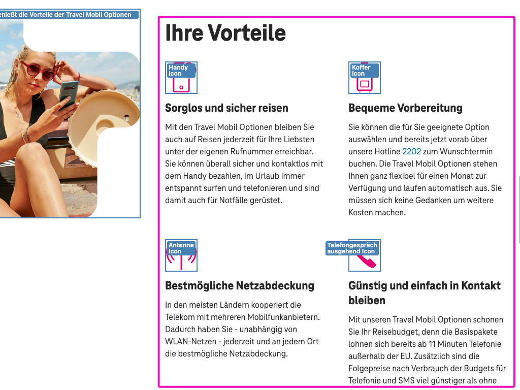 Screenshot for issue: Image is decorative but has text alternative