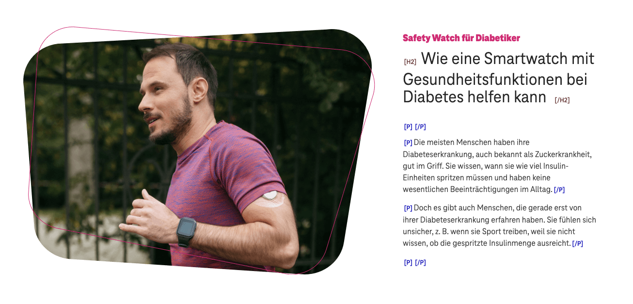 Screenshot for issue: Semantic HTML elements are used for styling or layout purposes