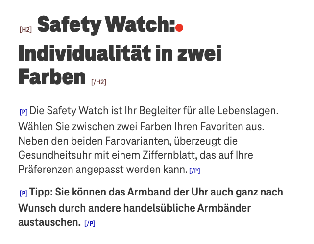 Screenshot for issue: Semantic HTML elements are used for styling or layout purposes