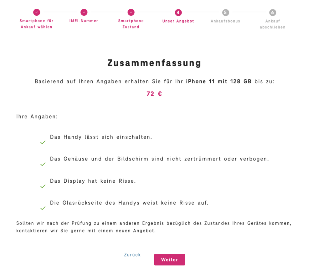 Screenshot for issue: Text content overflows containers with user changed text spacing