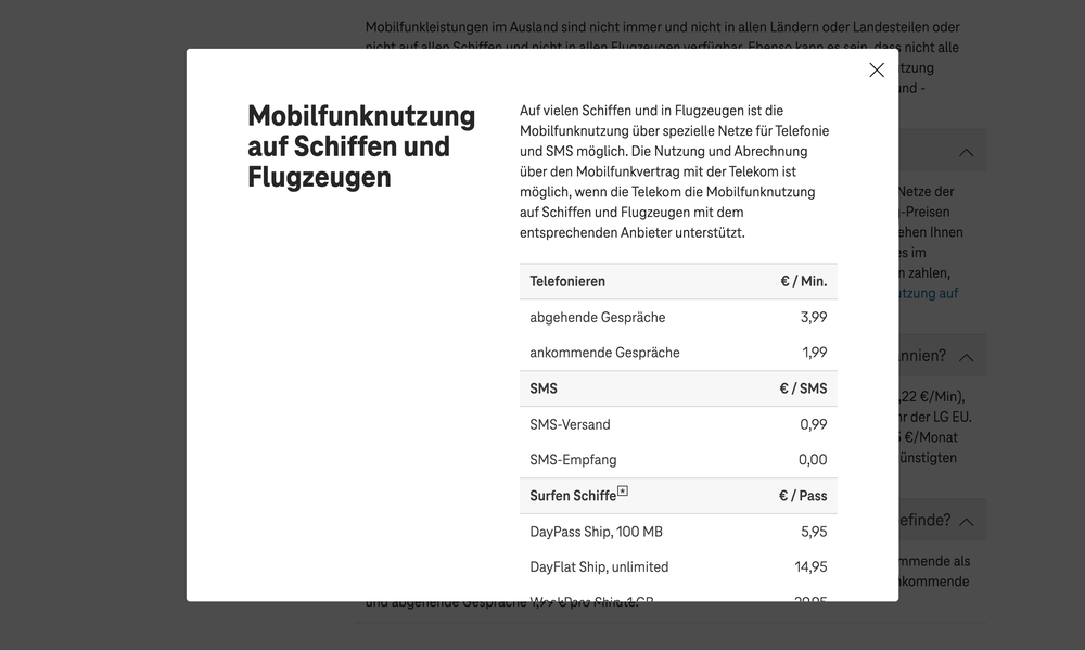 Screenshot for issue: Content of Dialog Windows not scrollable