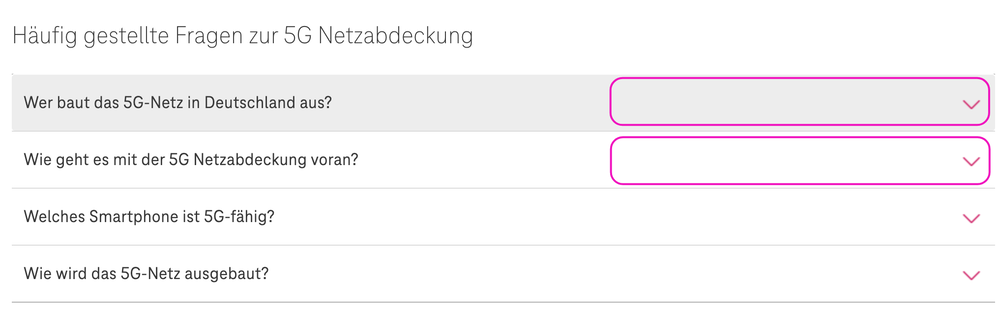 Screenshot for issue: FAQ focus state does not have enough contrast