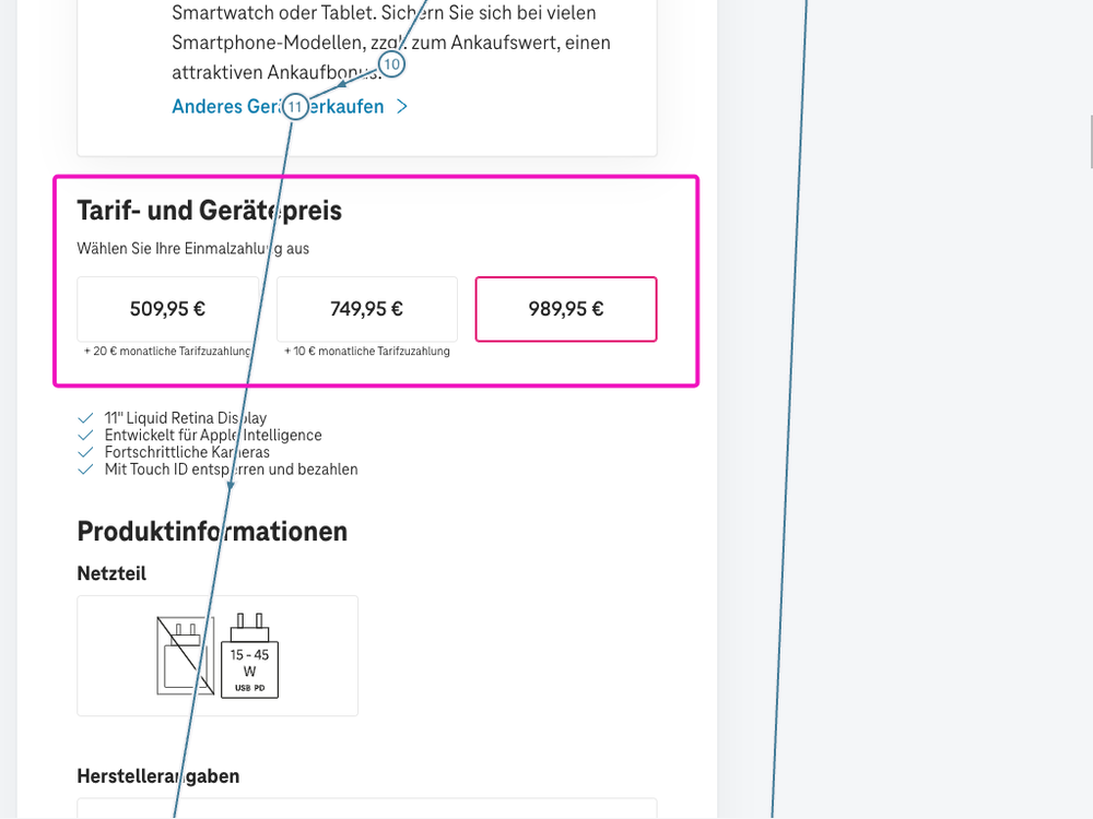 Screenshot for issue: Interactive element, operable by mouse, not accessible by keyboard