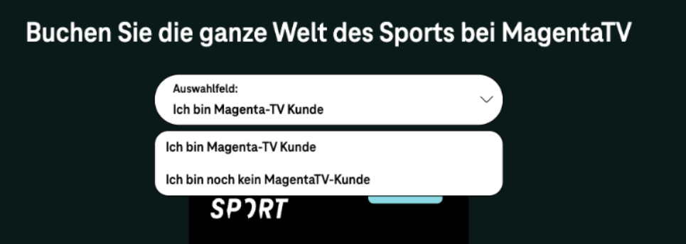Screenshot for issue: &quot;Auswahlfeld&quot; dropdown list not fully keyboard accessible