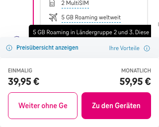 Screenshot for issue: Vertical space in tariff carousel on small viewport extremely limited