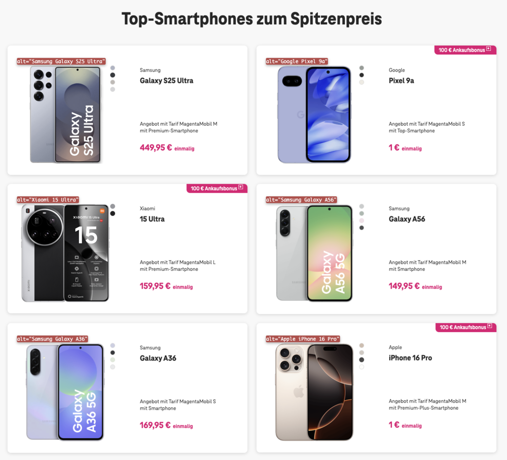 Screenshot for issue: Image text alternative does not serve equivalent purpose