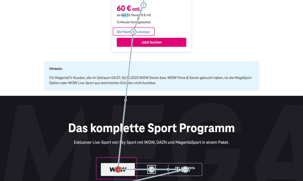 Screenshot for issue: Sports channel logo buttons duplicated