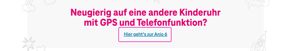 Screenshot for issue: Link text &quot;Hier geht&#x27;s zur Anio 6&quot; does not meet minimum contrast ratio