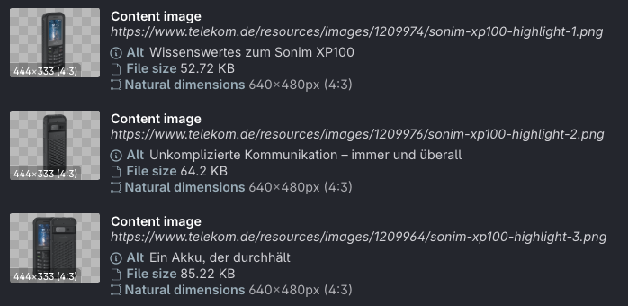 Screenshot for issue: Image text alternative does not serve equivalent purpose